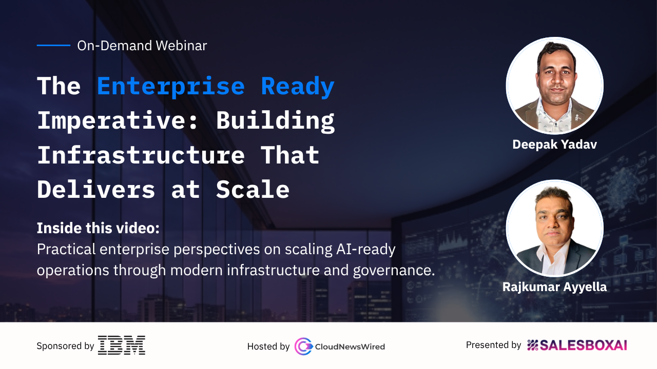 On-Demand Webinar: Building Enterprise Ready Imperative