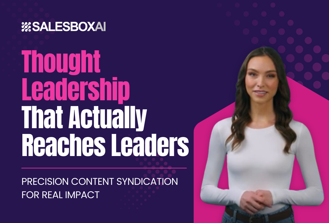 Intelligent Syndication of Thought Leadership Content
