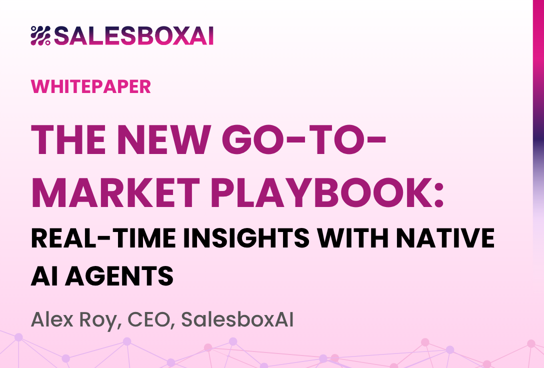 THE NEW GO-TO MARKET PLAYBOOK